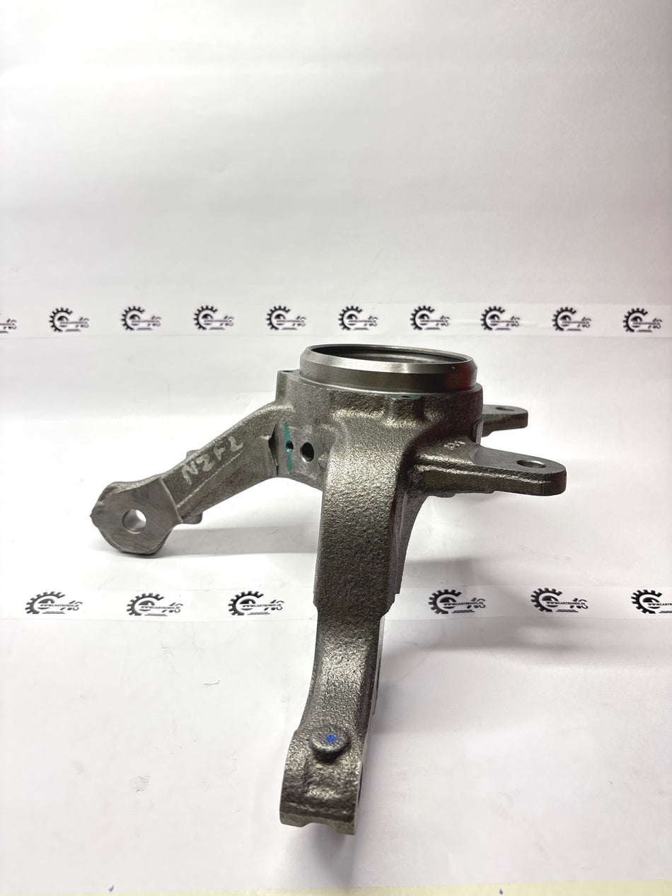 Honda KNUCKLE.L FR 51216TXKT00 motorcycle front left knuckle part, detailed view of the Honda brake and suspension component.