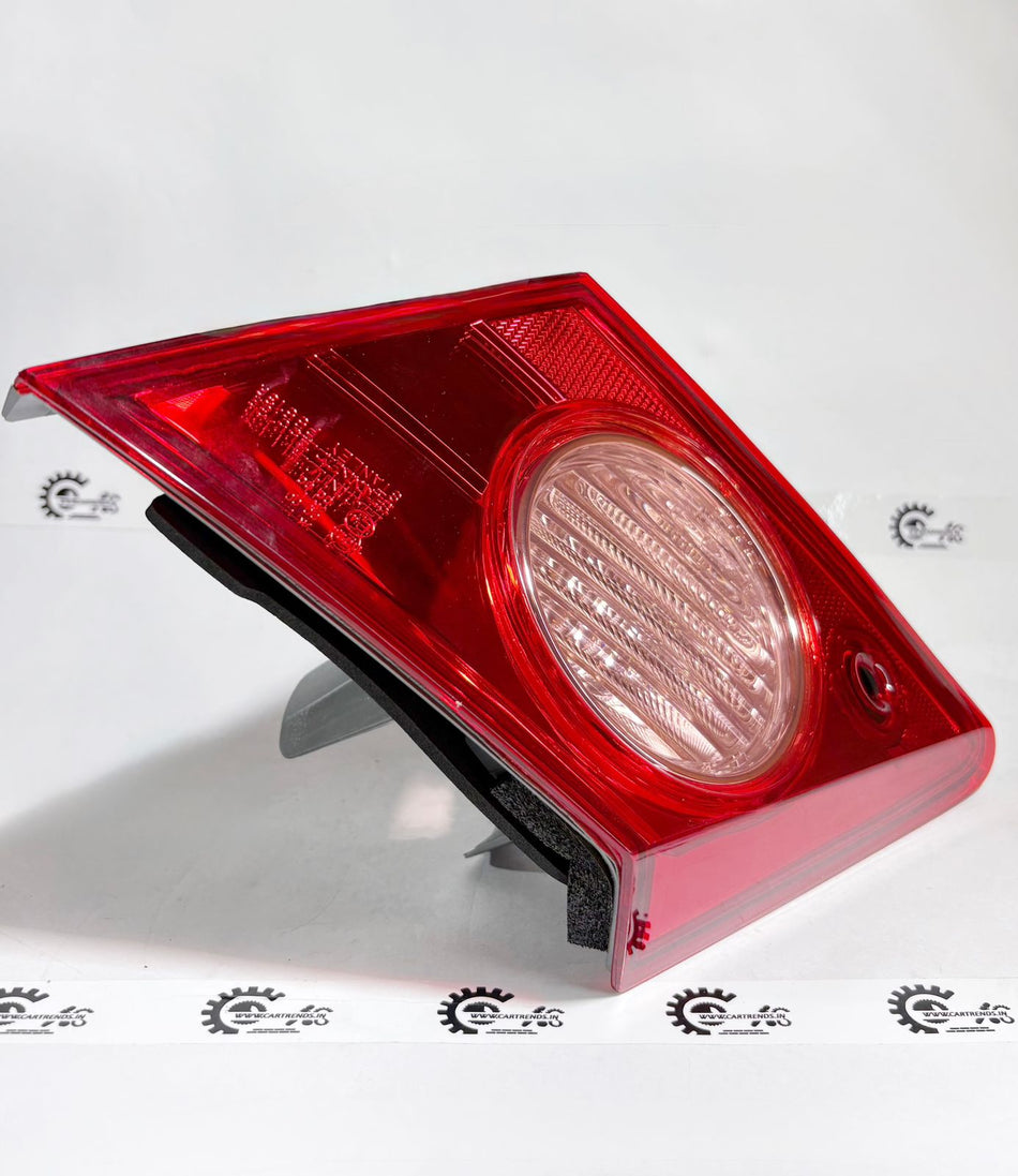 Honda City ZX petrol lamp unit right lid, genuine Honda replacement part, in black with mounting details.