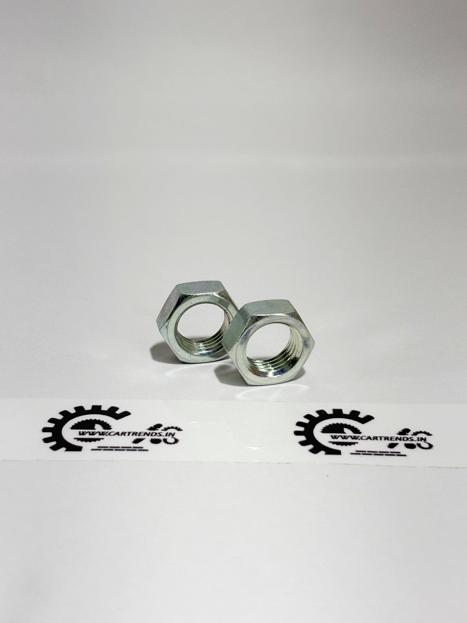 Honda hex nut 14mm, model 91411S84A01, shown in a close-up view, suitable for securing automotive components.