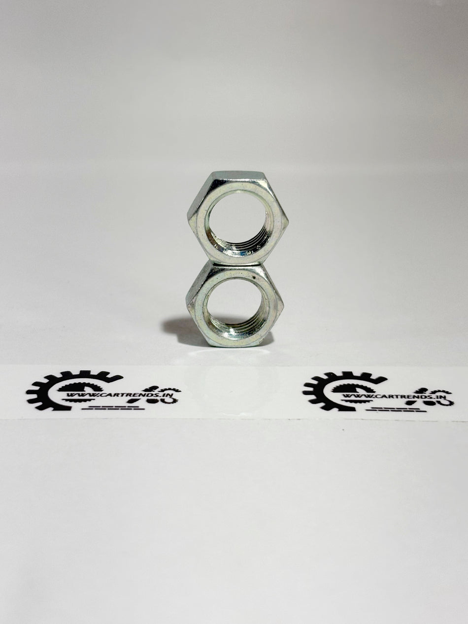 Honda hex nut 14mm model 91411S84A01, close-up of durable metal nut for automotive use.