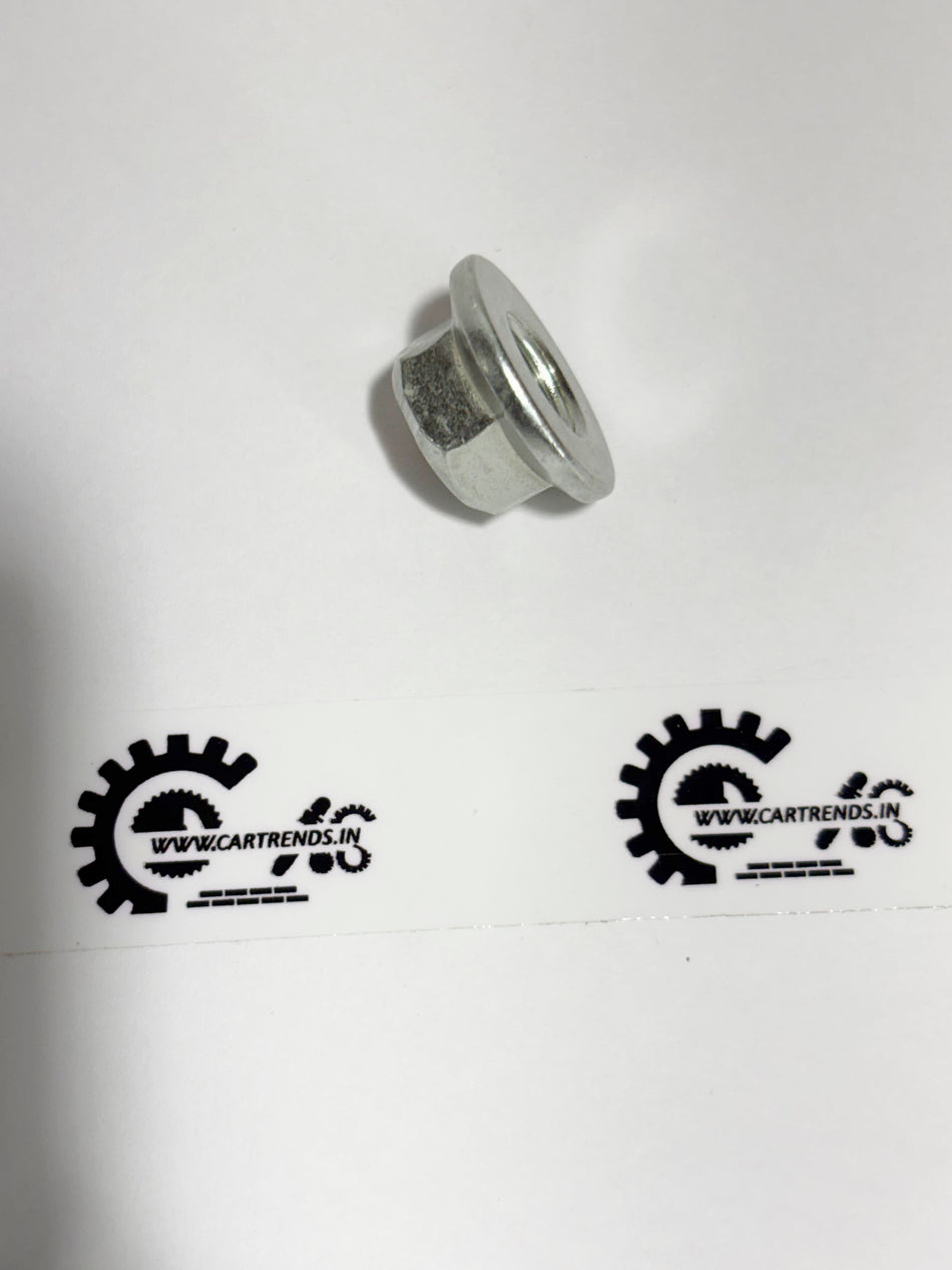 Honda self-locking nut, 14mm size, model 90213SMA003, shown in the image with a metallic finish and threaded interior.