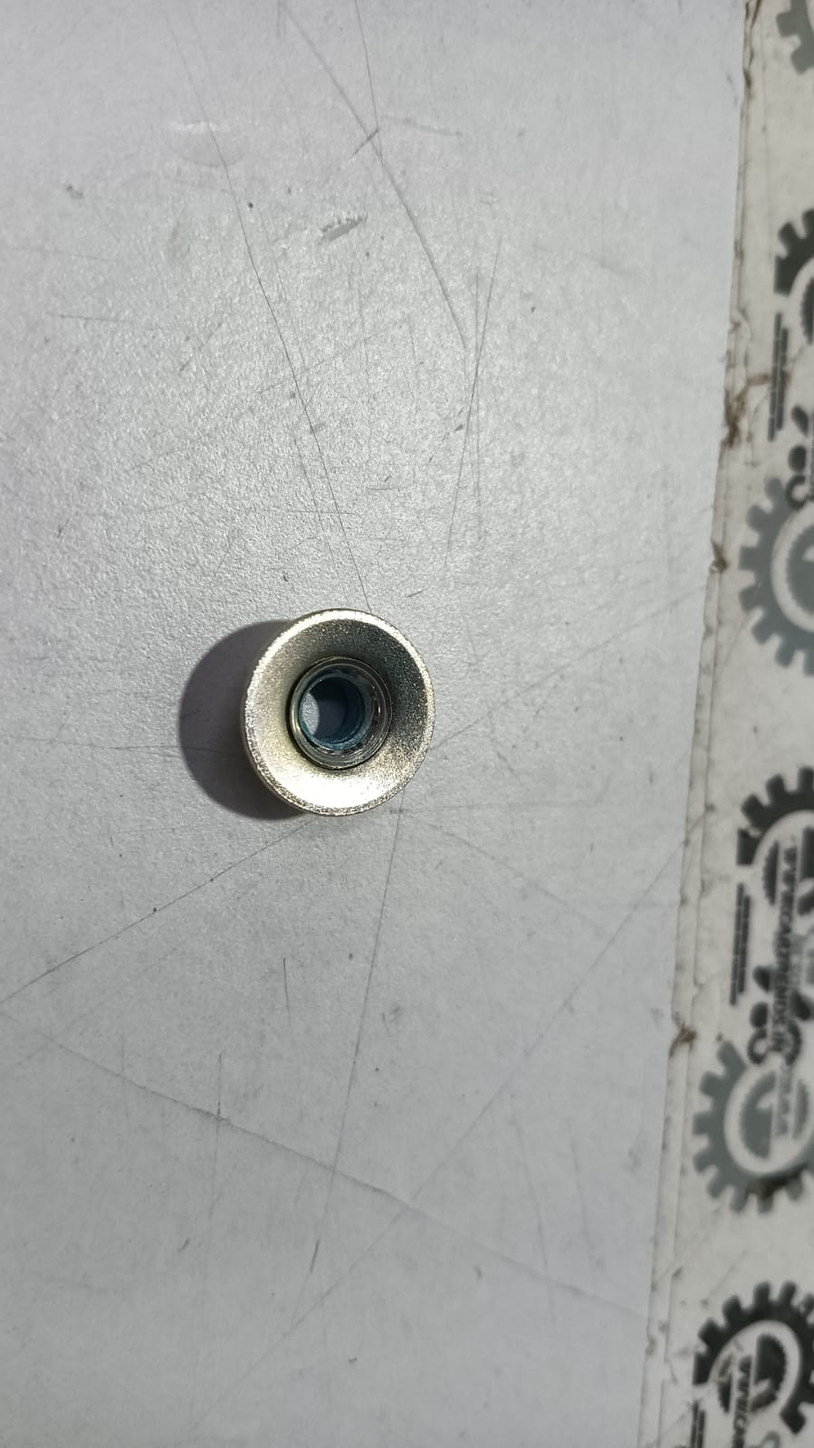 Honda Nut Washer Accord 90321SP0A80, close-up of the metal washer part for vehicle assembly.