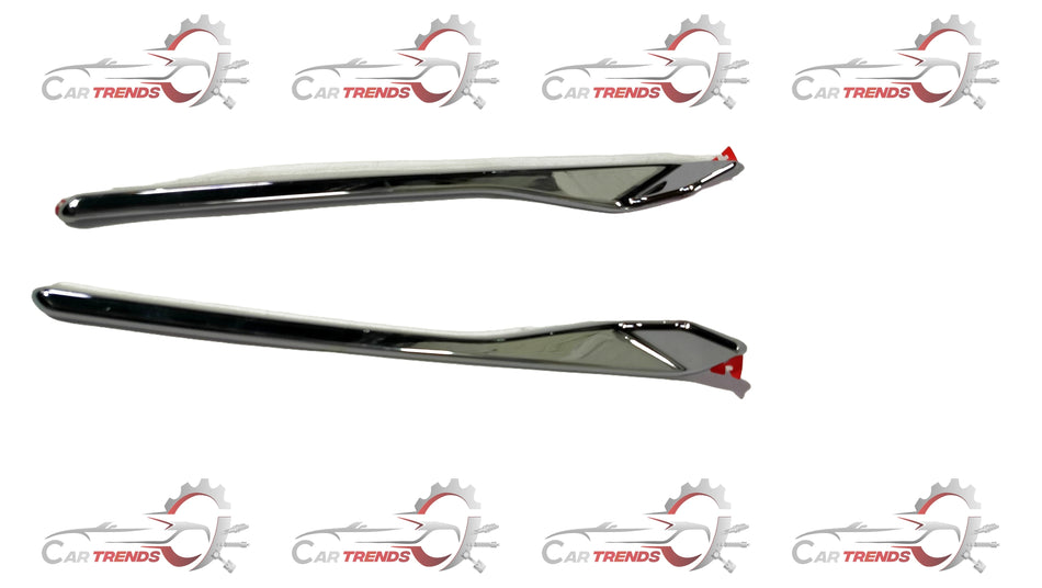 Honda rear under spoiler for City/Amaze model, black plastic aerodynamic car part installed at the back of the vehicle.