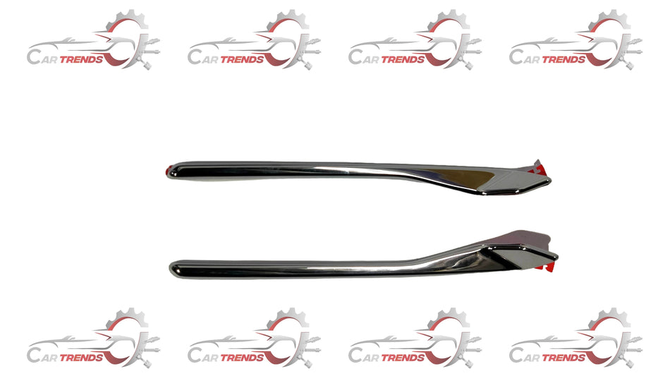 Honda rear under spoiler for City Amaze model, black plastic car accessory, designed to enhance aerodynamics and style.