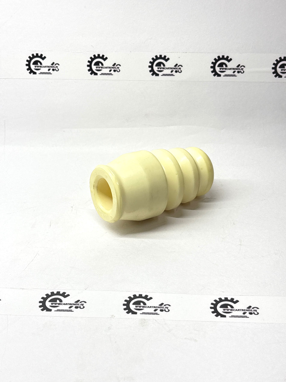 Honda rubber bump stop FR for Honda vehicles, showing a close-up of the black rubber part designed to absorb impact and reduce noise.