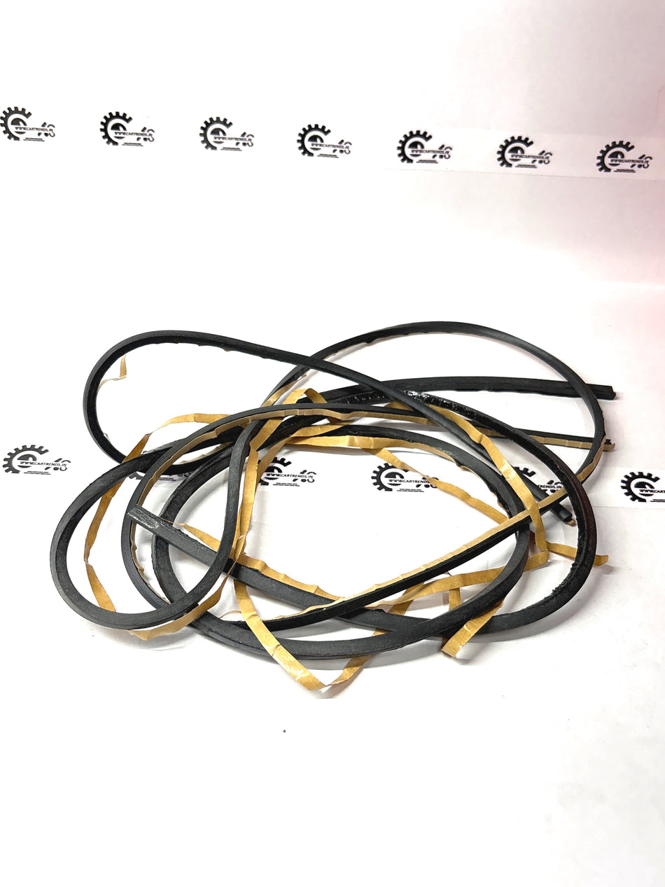 Honda Rubber Wheelhouse Dam A 73225TM0000, close-up of durable rubber wheel arch liner for Honda vehicles.