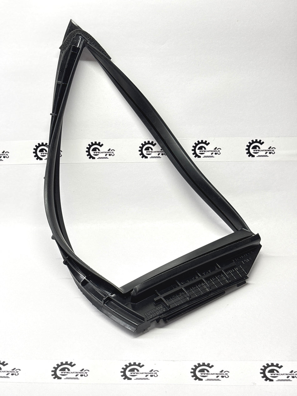 Honda SEAL.L RR door replacement part, shown installed on a vehicle, with visible rubber seal and metal door frame.