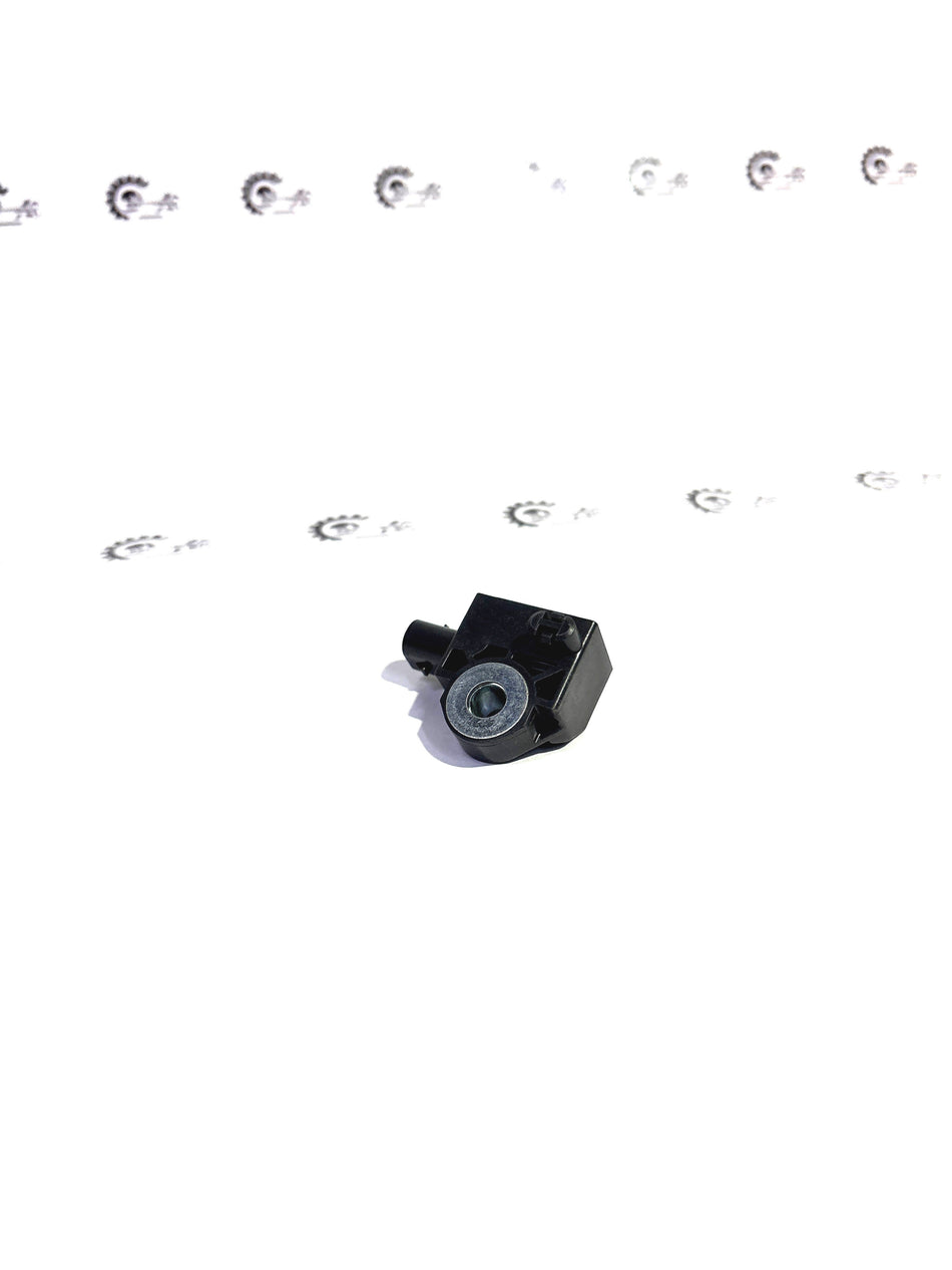 Honda front crash sensor assembly, part number 77930T00D31, shown installed on a vehicle with visible mounting points and wiring.