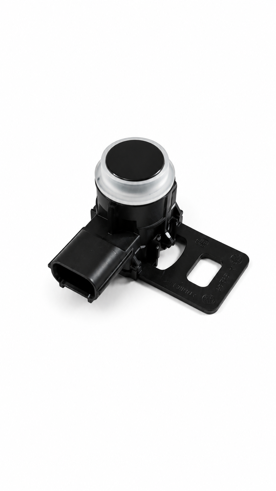 Honda parking sensor assembly with clip, designed for accurate parking assistance in Honda vehicles.