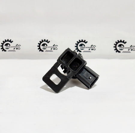 Honda parking sensor assembly with clip, model 39680T00D21ZF, shown installed on vehicle for accurate parking assistance.