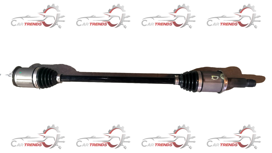 Honda shaft assembly L drive 42311SWE000, automotive part showing metal shaft and connecting components.