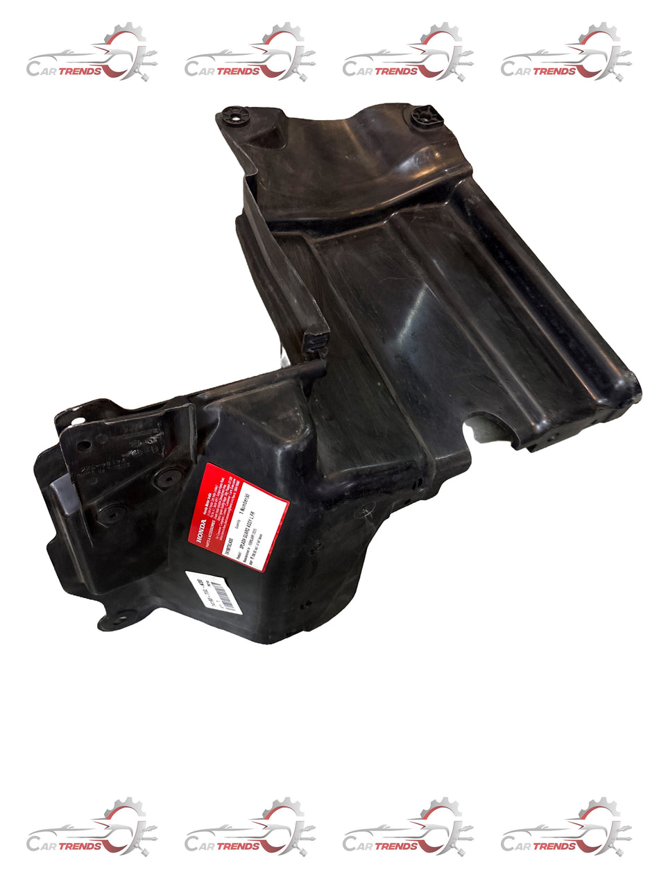 Honda Splash Guard Assembly for left front side, model 74190TXLK00, designed to protect the vehicle from debris and water splash.