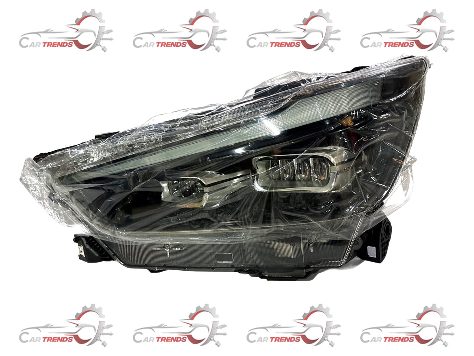 Honda City and Amaze tail lamp assembly, black plastic with clear lenses, vehicle lighting component from Honda.