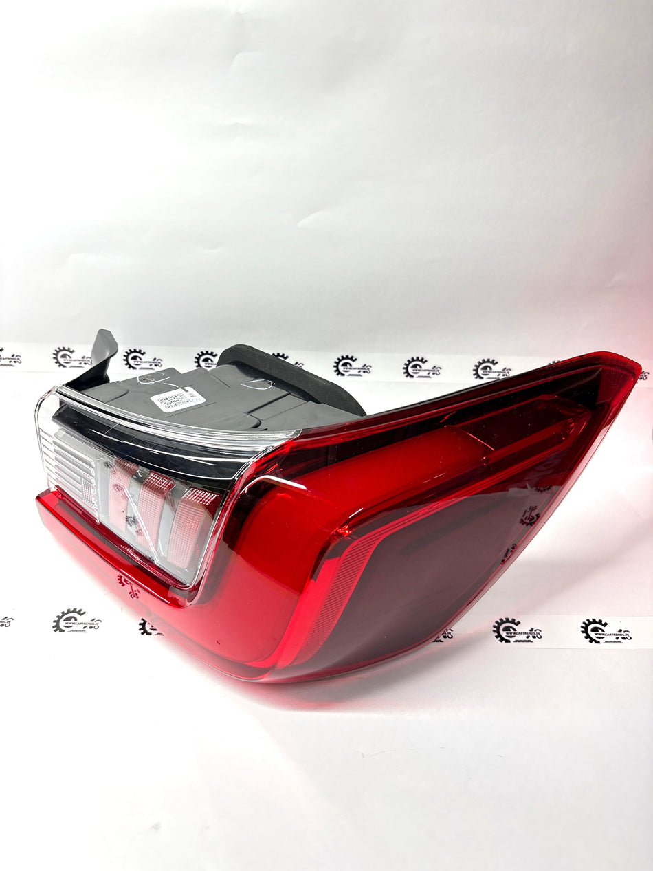 Honda tail lamp assembly for City and Amaze models, featuring clear lens and integrated brake and turn signal lights.