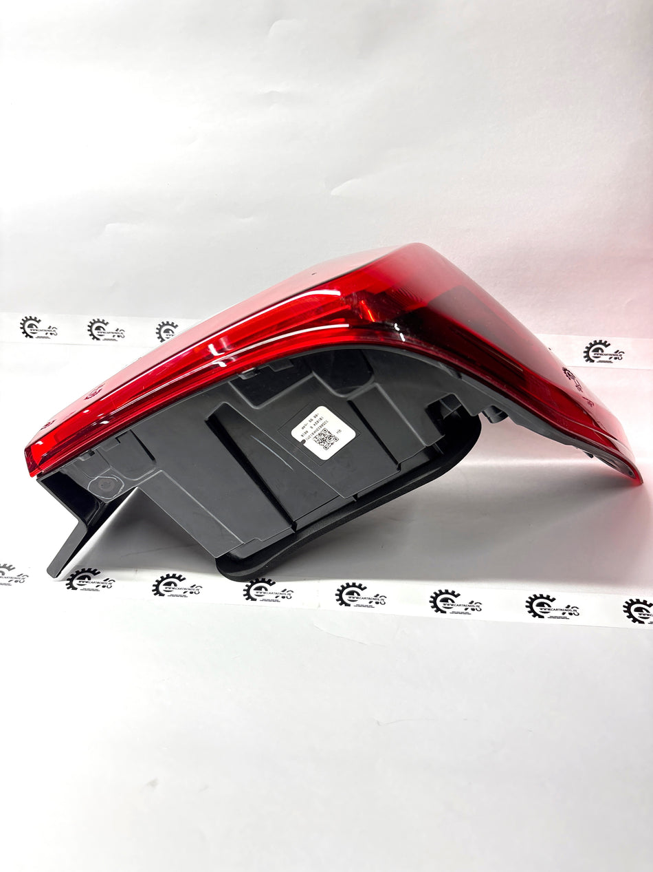 Honda tail lamp assembly for City and Amaze models, black plastic housing with clear and red lenses.