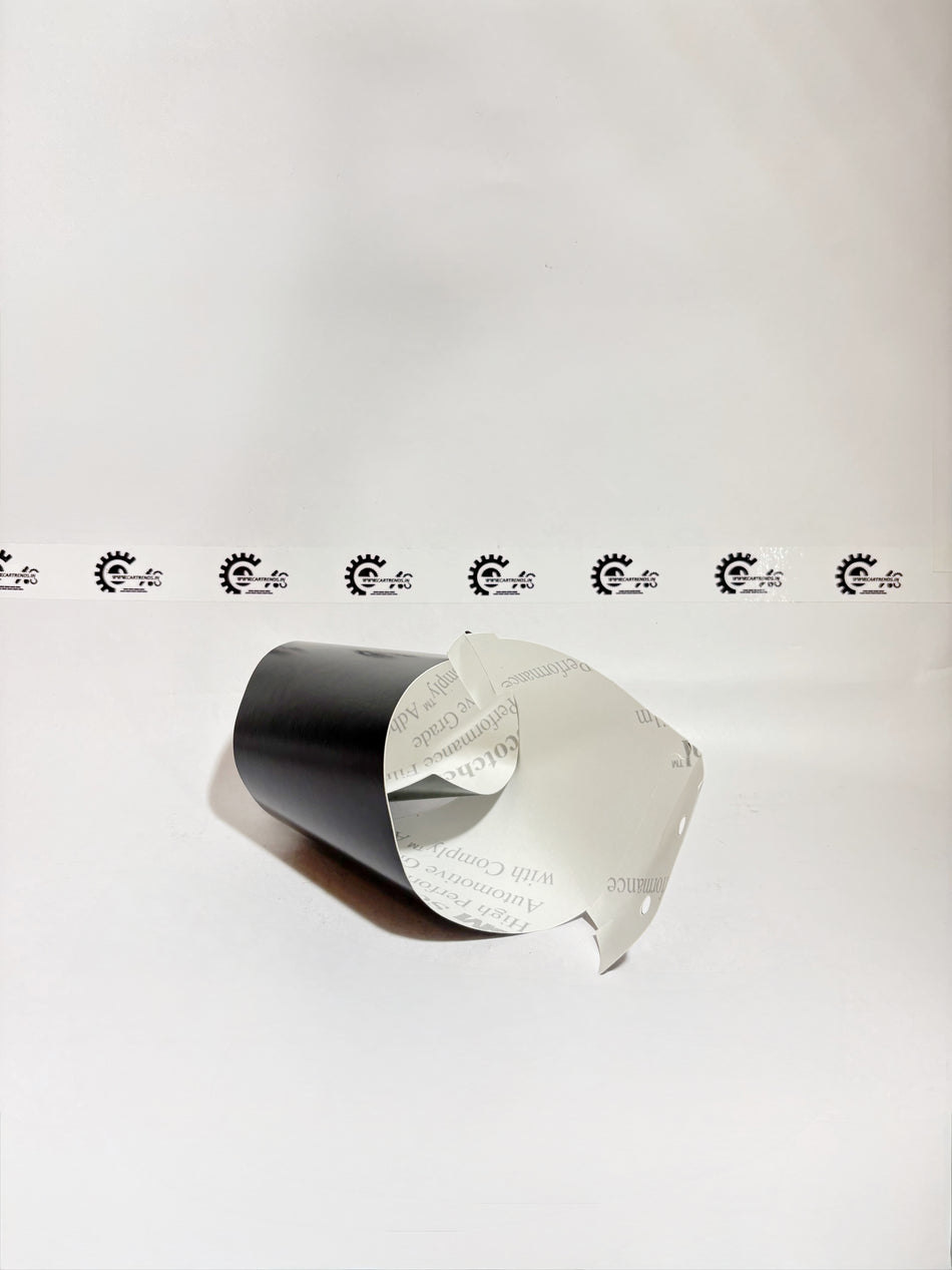 Honda TAPE.L front door sash center piece, automotive part for Honda vehicles, showing the hardware and design details.