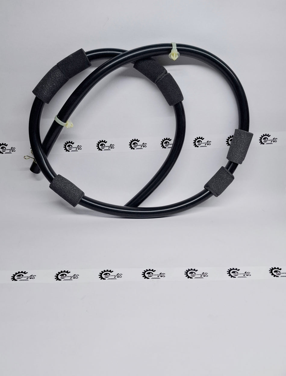Honda V.TUBE.RR drain for sunroof, compatible with Honda vehicles, shown in black plastic on a white background.