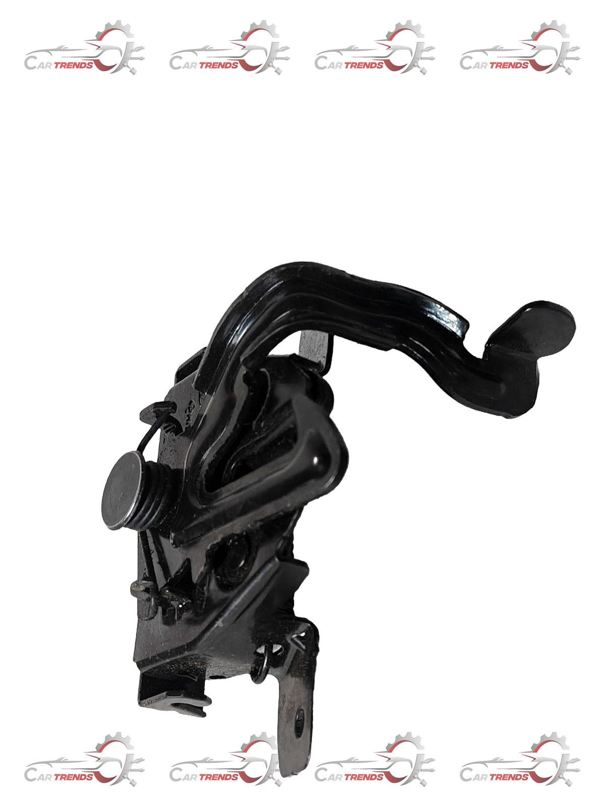 Hyundai Santro bonnet latch for 2018-2022 model, showing the metal latch mechanism with mounting parts and safety catch.
