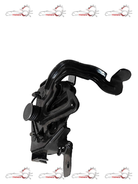 Hyundai Santro bonnet latch for 2018-2022 model, showing the metal latch mechanism with mounting parts and safety catch.