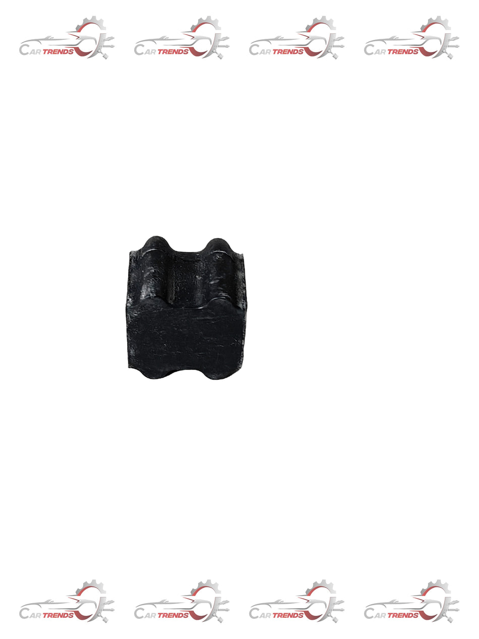Hyundai stabilizer bar 548131J000, automotive suspension component, shown in black with mounting brackets and bushings.