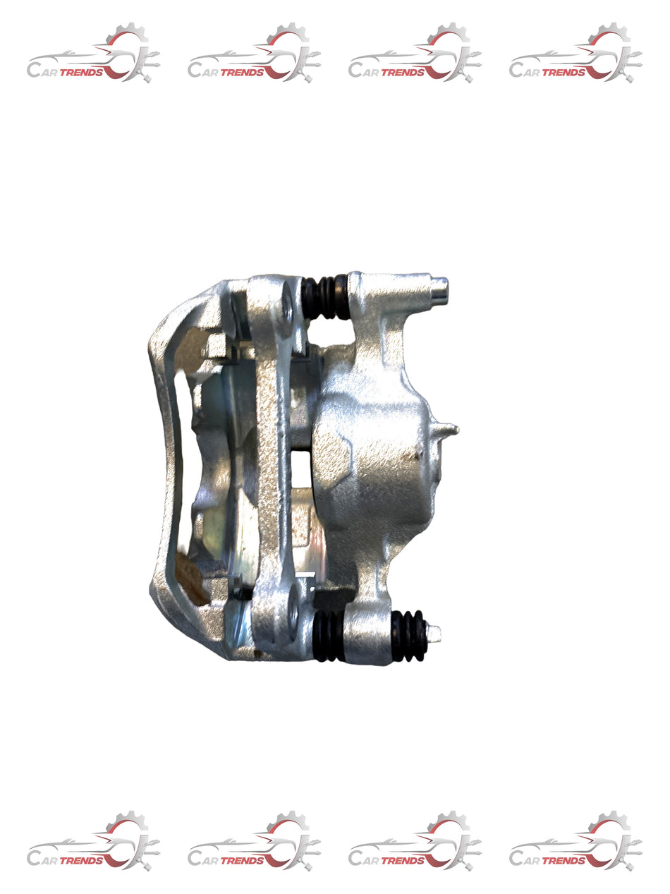 Hyundai brake caliper kit LH 581801JA60 showing metal caliper with brake components and mounting hardware.