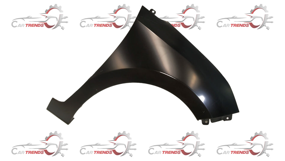 Hyundai Xcent right side front fender in black, compatible with Hyundai Xcent vehicle, part number 66321B4010.