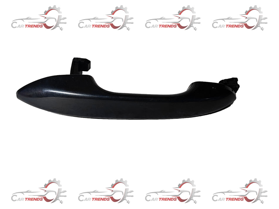 Hyundai rear outside door handle for the left side, model 83651K6050, visible in the image.