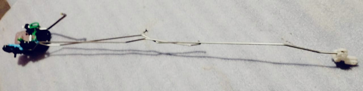 Hyundai rear door latch assembly for right-hand side, model 814204N000, shown in a close-up view.