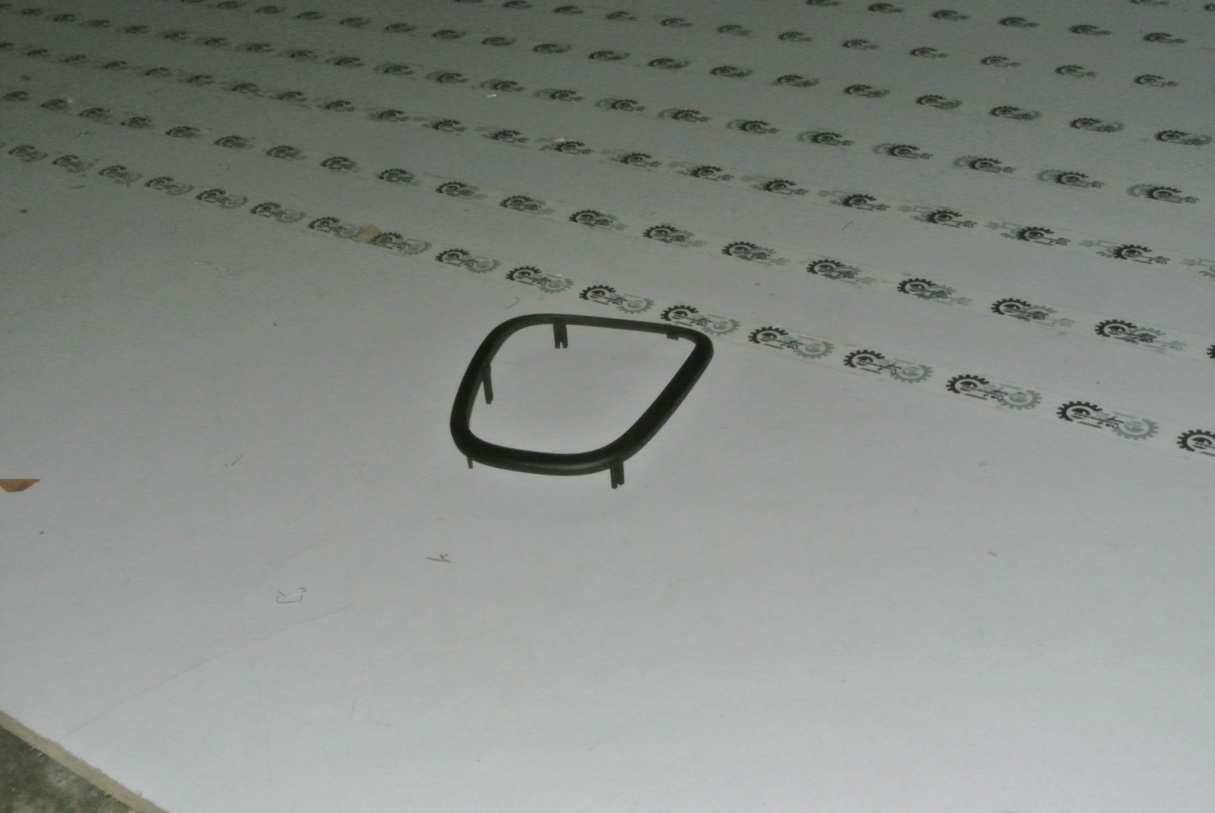 Hyundai I10 upper plate console cover, part number 846550X0004X, for 1st generation model, showing the cover on the dashboard.