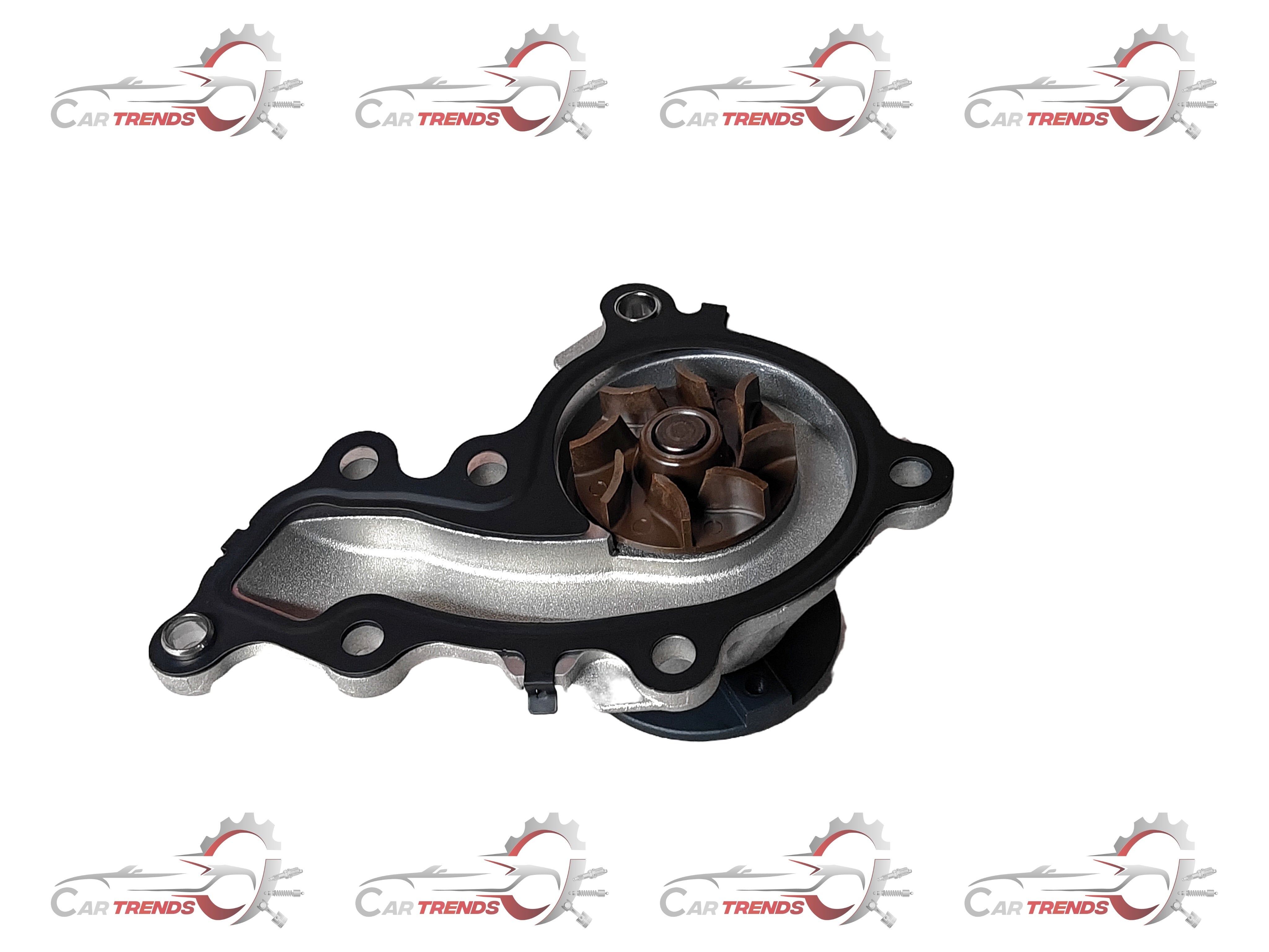 Hyundai coolant pump assembly, automotive part with hoses and metal components, designed for Hyundai vehicle cooling systems