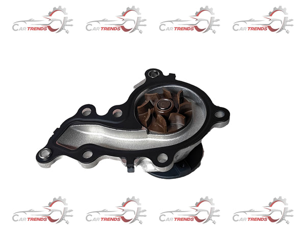Hyundai coolant pump assembly, automotive part with hoses and metal components, designed for Hyundai vehicle cooling systems