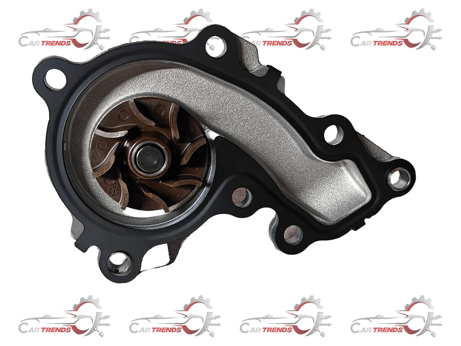 Hyundai coolant pump assembly, part number 2510004050, showing the pump and related components for vehicle cooling system.