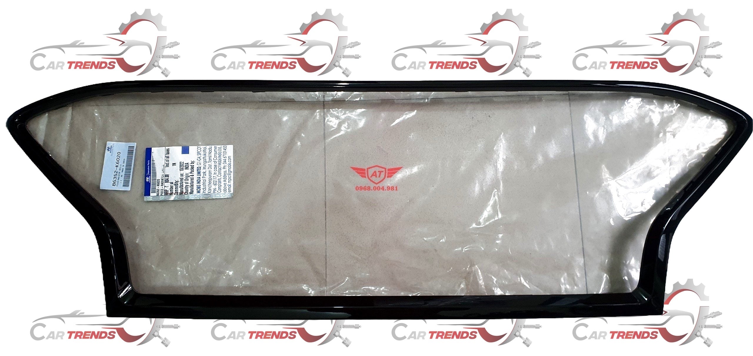 HYUNDAI RADIATOR GRILLE PIECE I 10 GRAND NIOS  86352K6020 86352K6020 - Left view