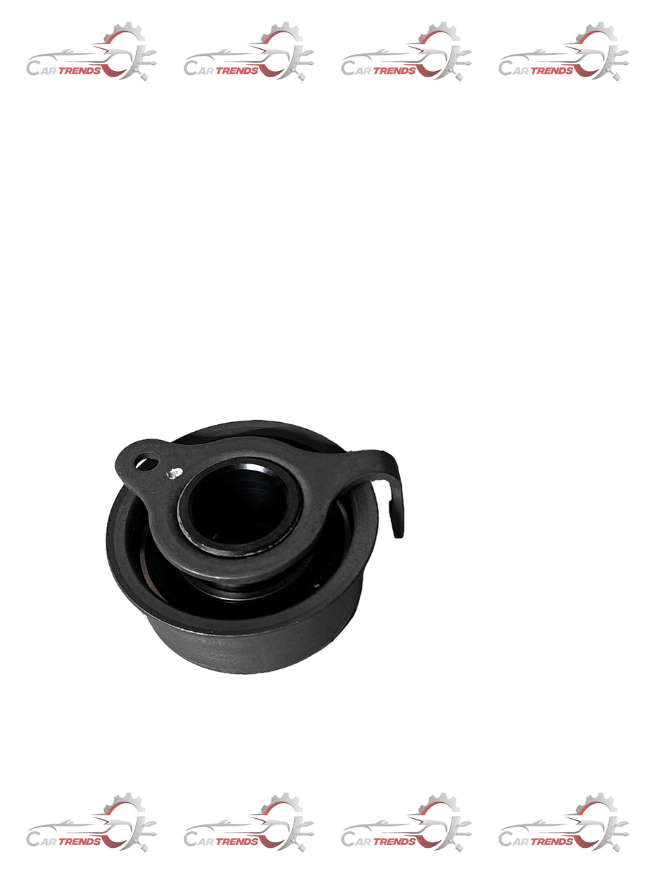 Hyundai tensioner pulley for valve timing belt on Getz 1st gen, automotive engine part with Hyundai branding.