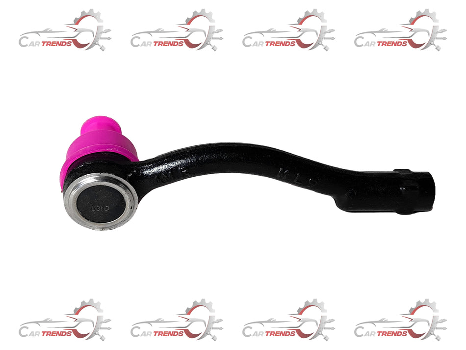 Hyundai I20 1st gen tie rod end, original Hyundai part 568202K050, showing the metal ball joint and connecting components.