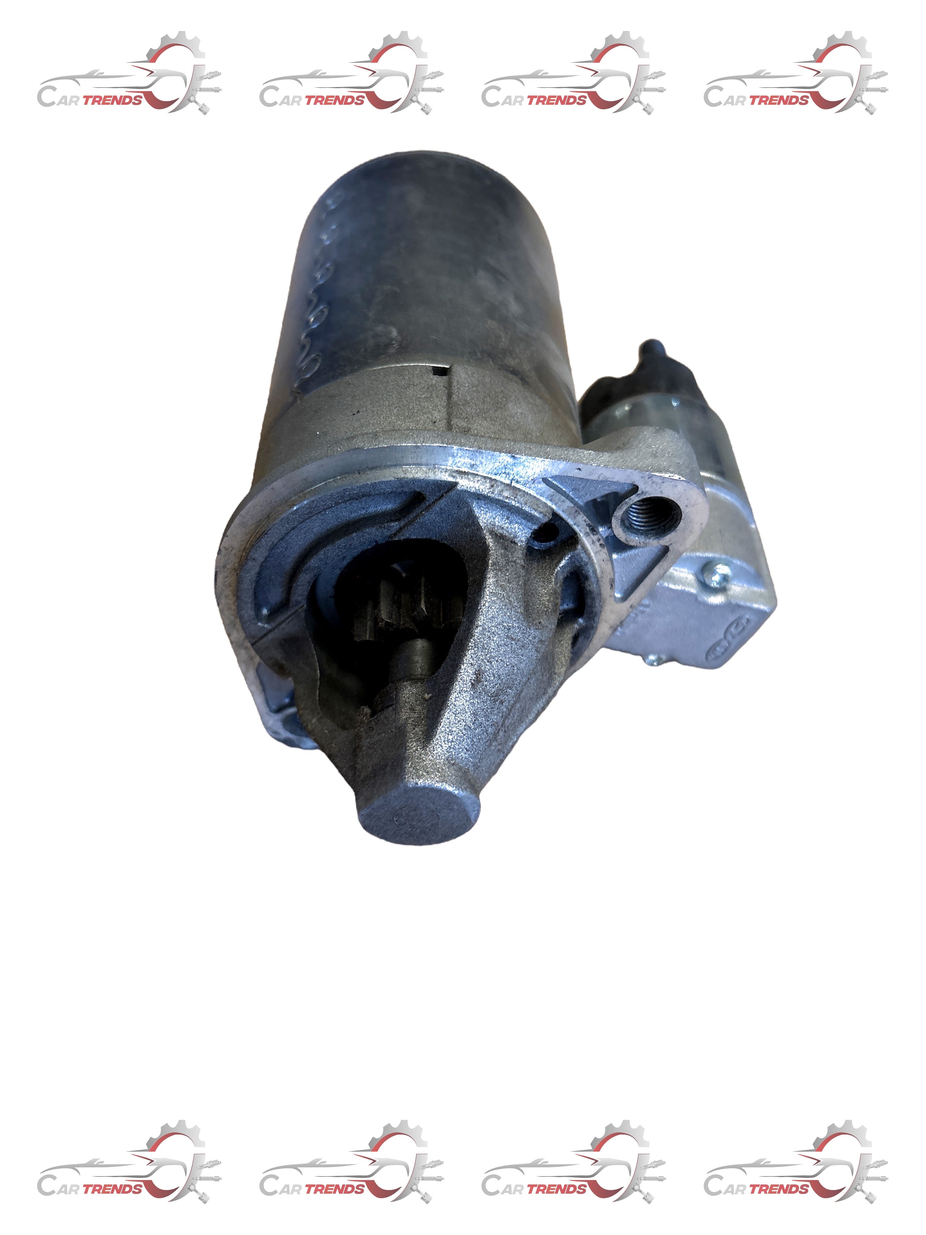 Hyundai Verna Fludic starter assembly spare part, showing the engine starter motor and electrical components.