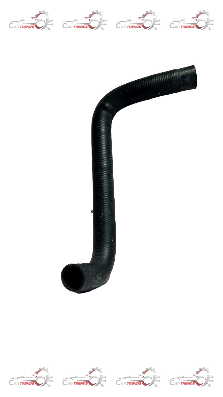 Maruti Suzuki radiator outlet hose Stingray model, black rubber hose with metal fittings for engine cooling system.
