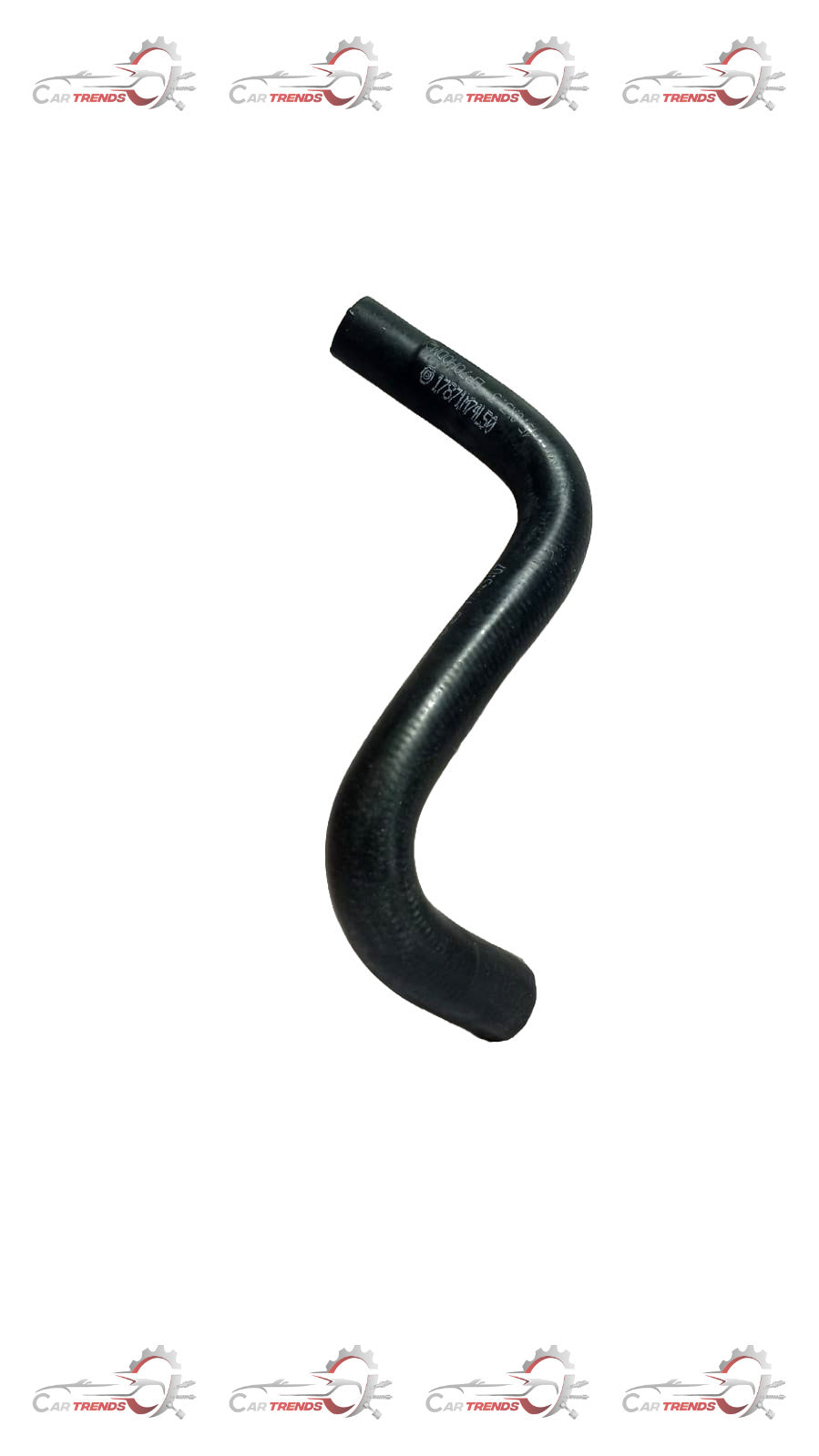 Maruti Suzuki hose inlet pipe for Swift type 2 engine, shown in black with metal fittings and connectors.