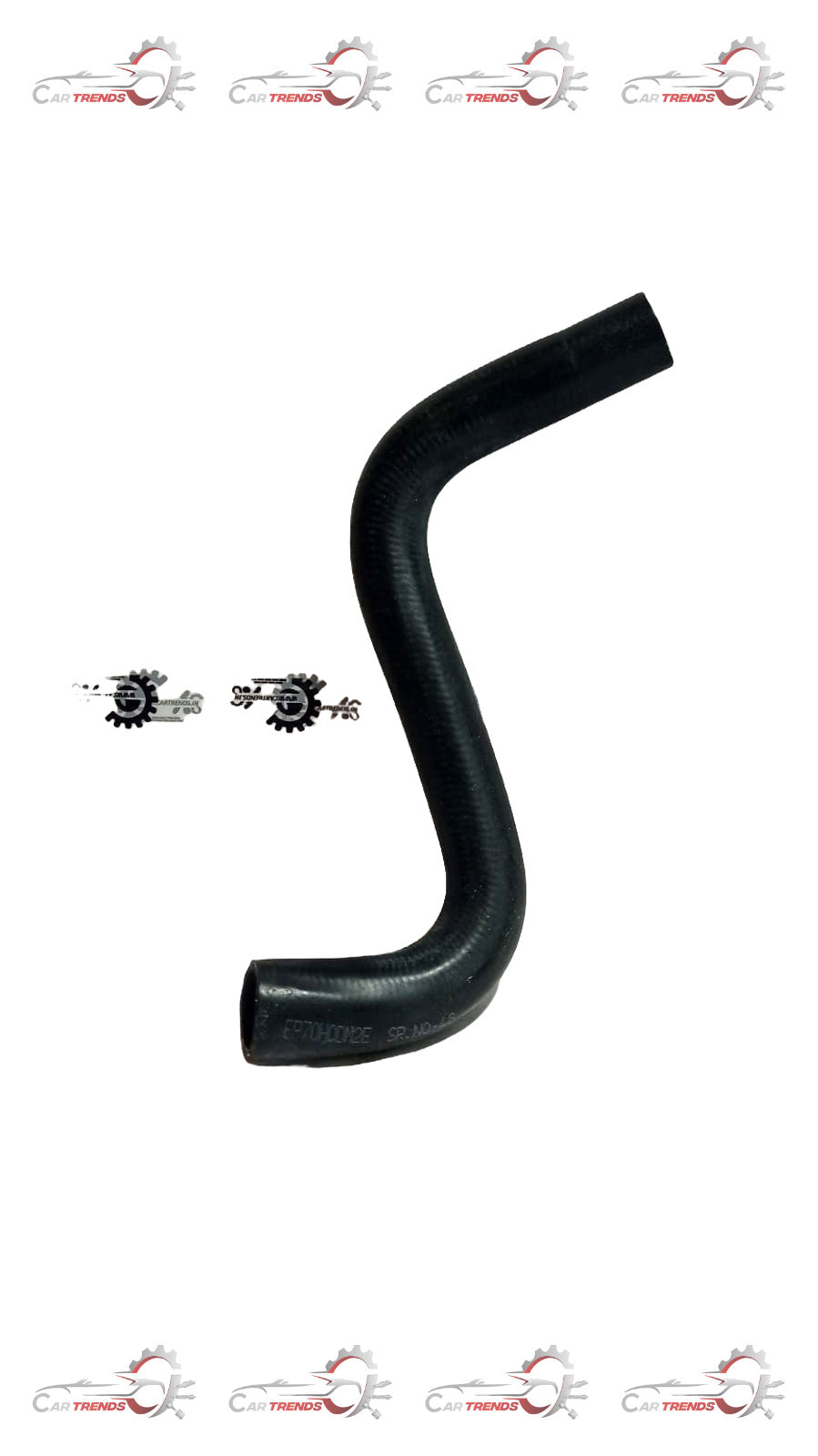 Maruti Suzuki hose inlet pipe for Swift type 2, automotive engine component, black plastic with connecting fittings.