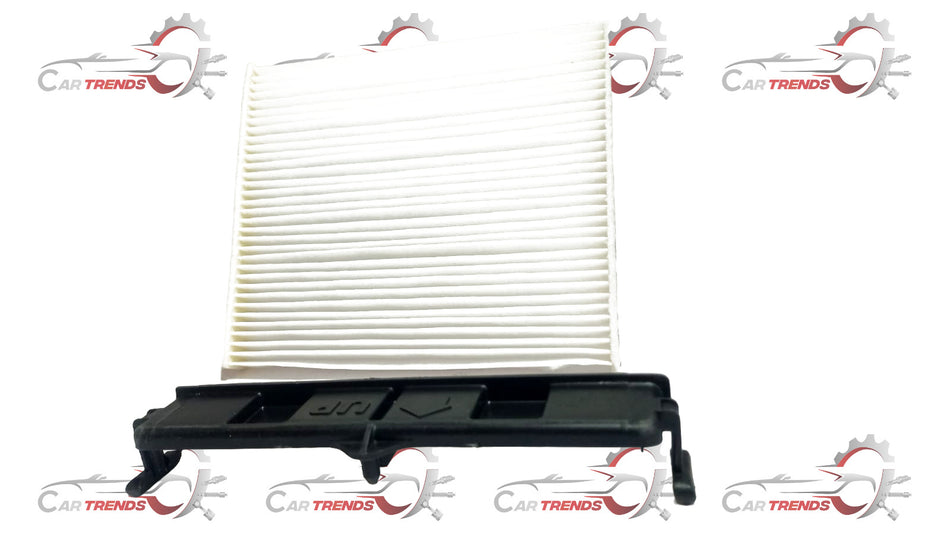 Maruti Suzuki Alto 800 AC filter showing the black filter material and frame for vehicle air conditioning system.