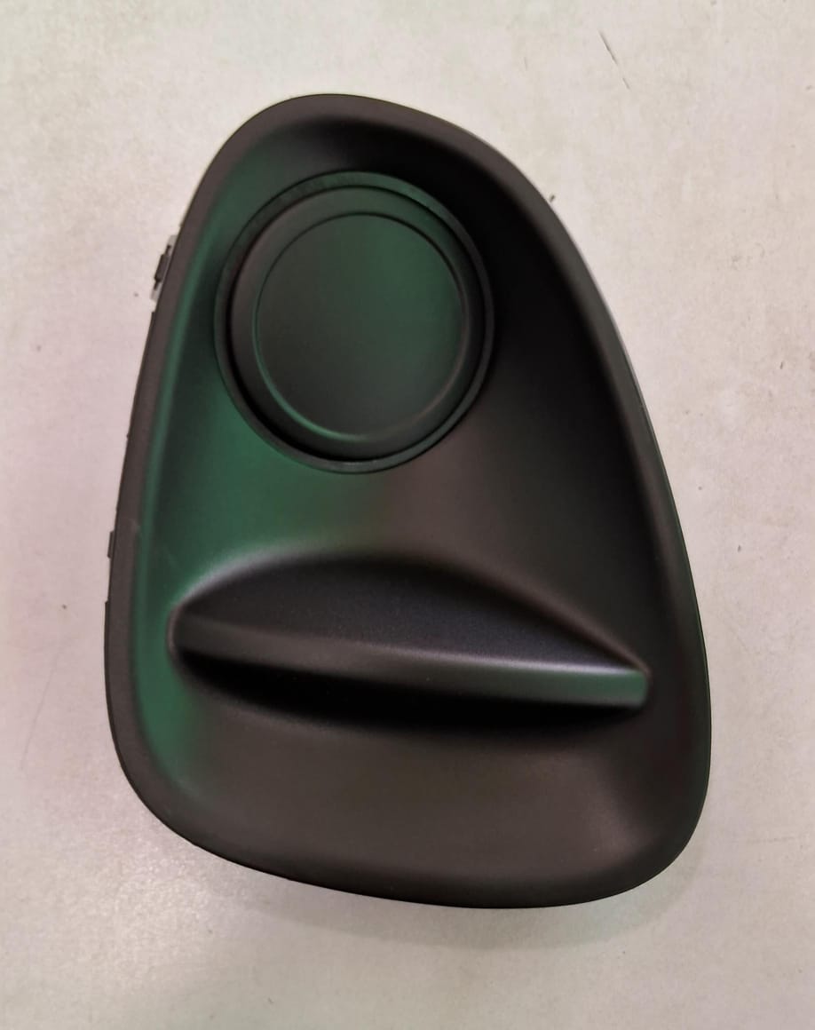 Maruti Suzuki front left fog lamp bezel in black plastic, designed for model 71761M50S005PK, visible with mounting details.