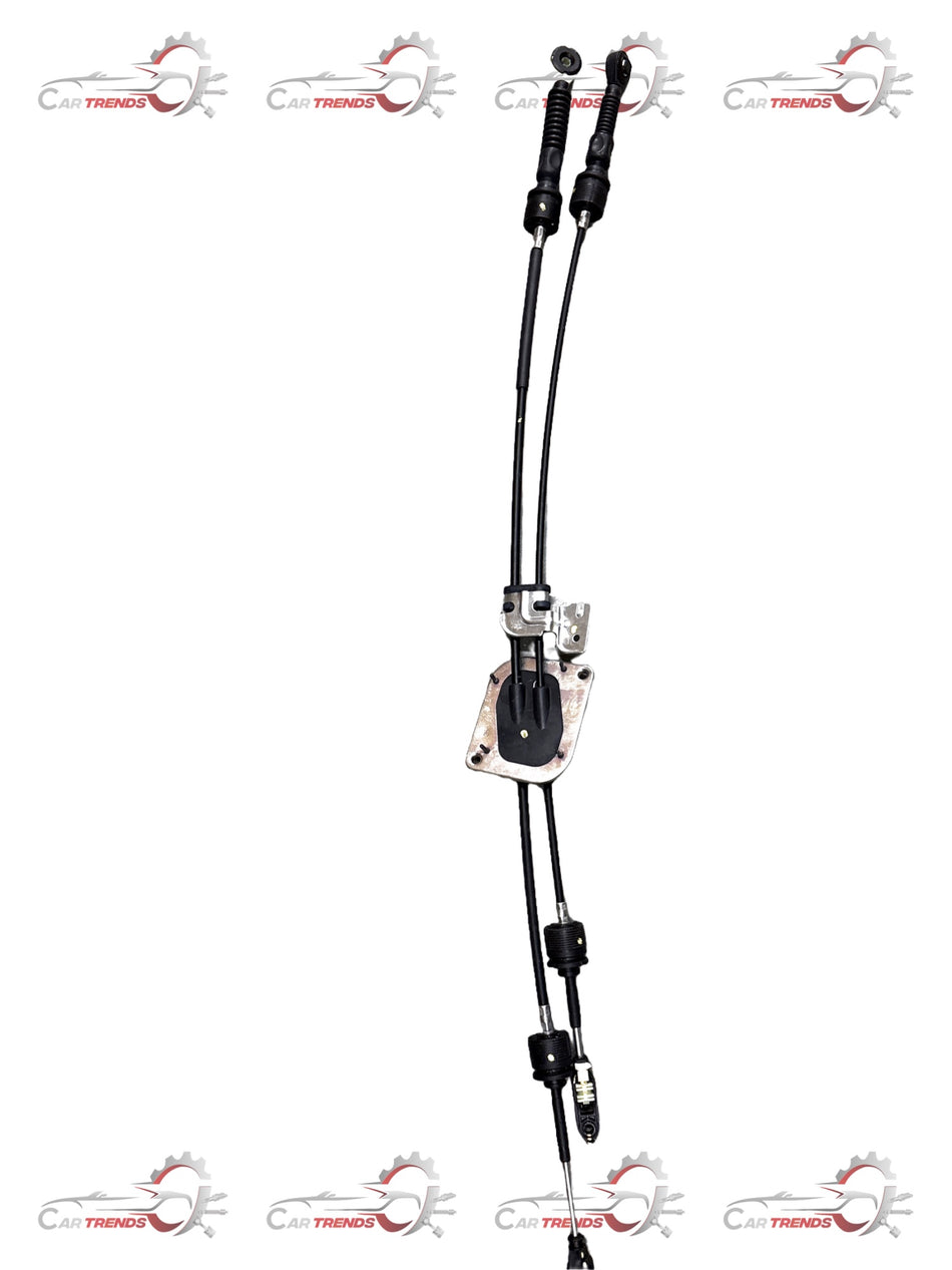 Maruti Suzuki shift and select cable assembly, model 28300M68P02, showing the black cable with metal connectors.