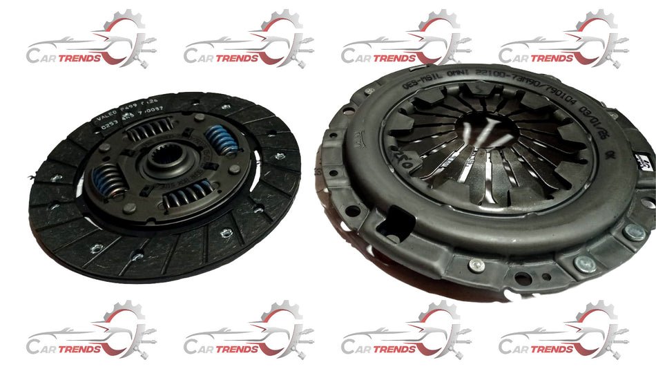 Maruti Suzuki clutch set for Omni vehicle, featuring brand-specific components and parts for clutch replacement.