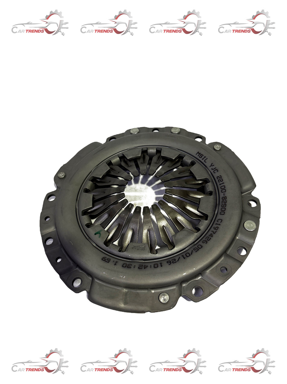 Maruti Suzuki clutch cover assembly 22100M82S00, automotive engine part for clutch system, shown in the image.