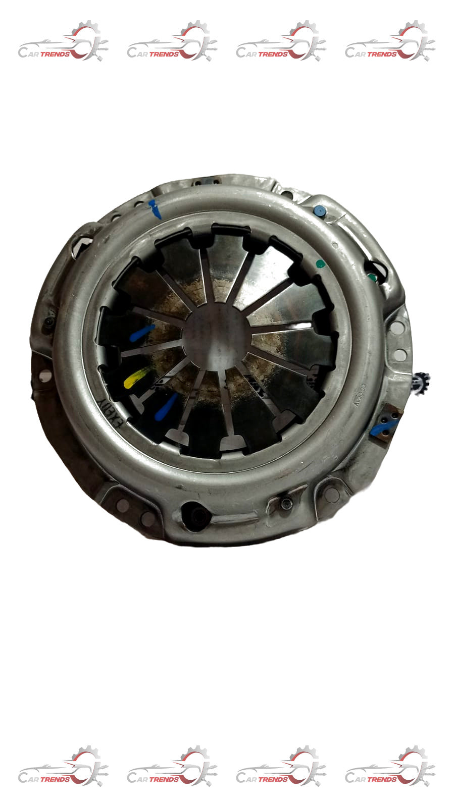 Maruti Suzuki Gypsy clutch cover replacement part, black plastic component for vehicle engine protection.
