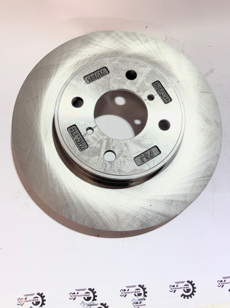 Maruti Suzuki disc brake part, model 55311M75J40, showing a close-up of the brake disc and components for Maruti Suzuki vehicles.