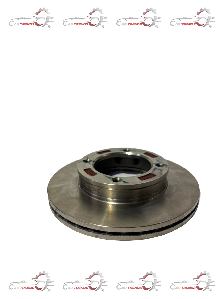 Maruti Suzuki disc front brake part 55311M77P00 showing the brake disc with black and silver finish.