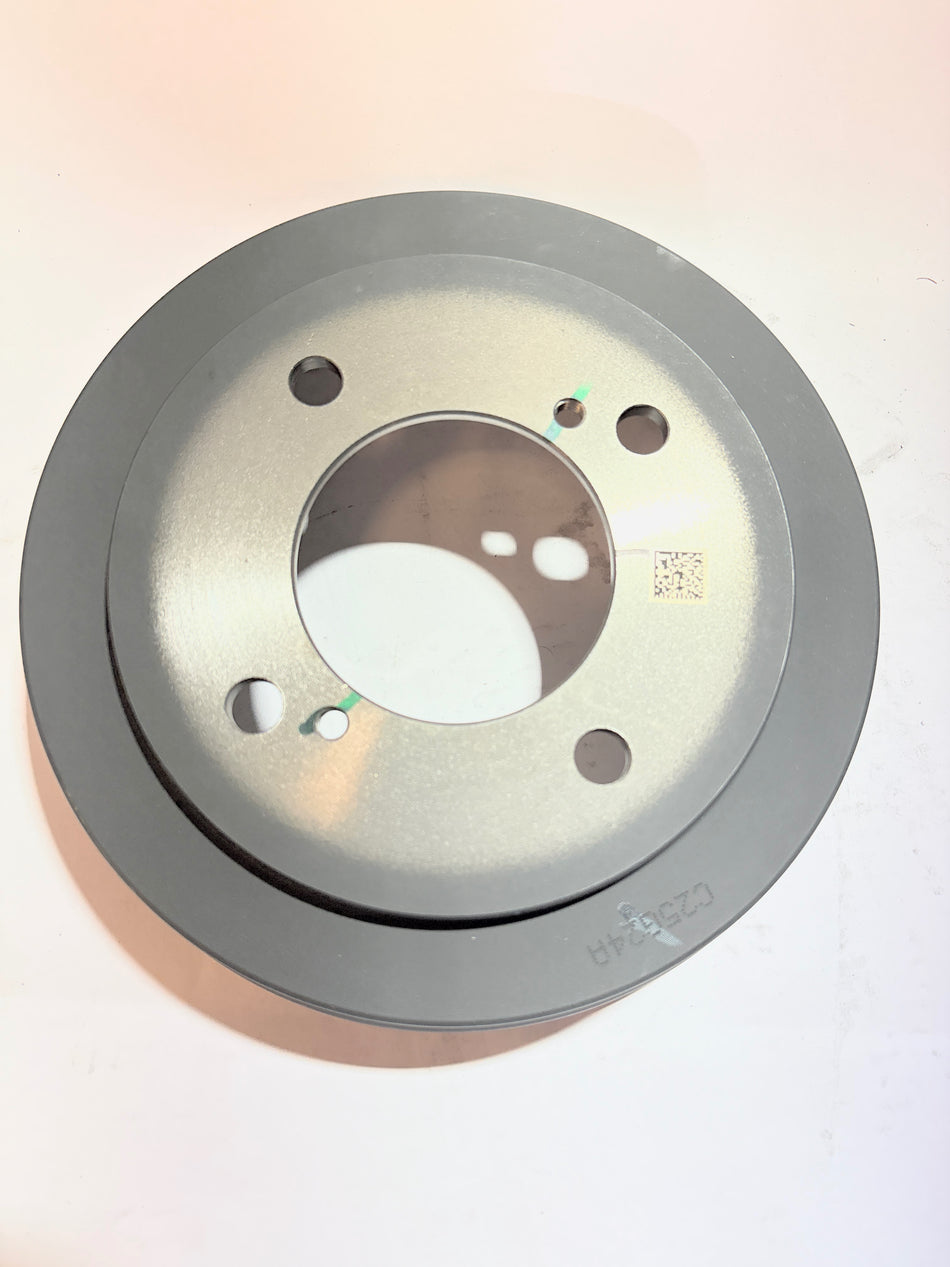 Rear drum brake for Maruti Suzuki vehicles, model 43511M77P00, showcasing the metal brake drum with mounting components.
