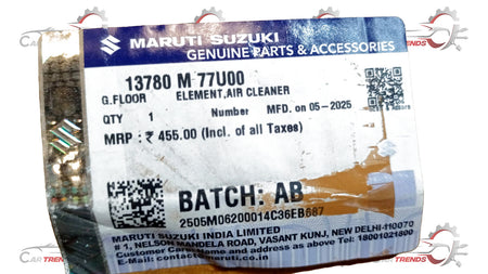 Maruti Suzuki Elementair Cleaner 13780M77U00, a car cleaning product, shown in a container with a label and branding.
