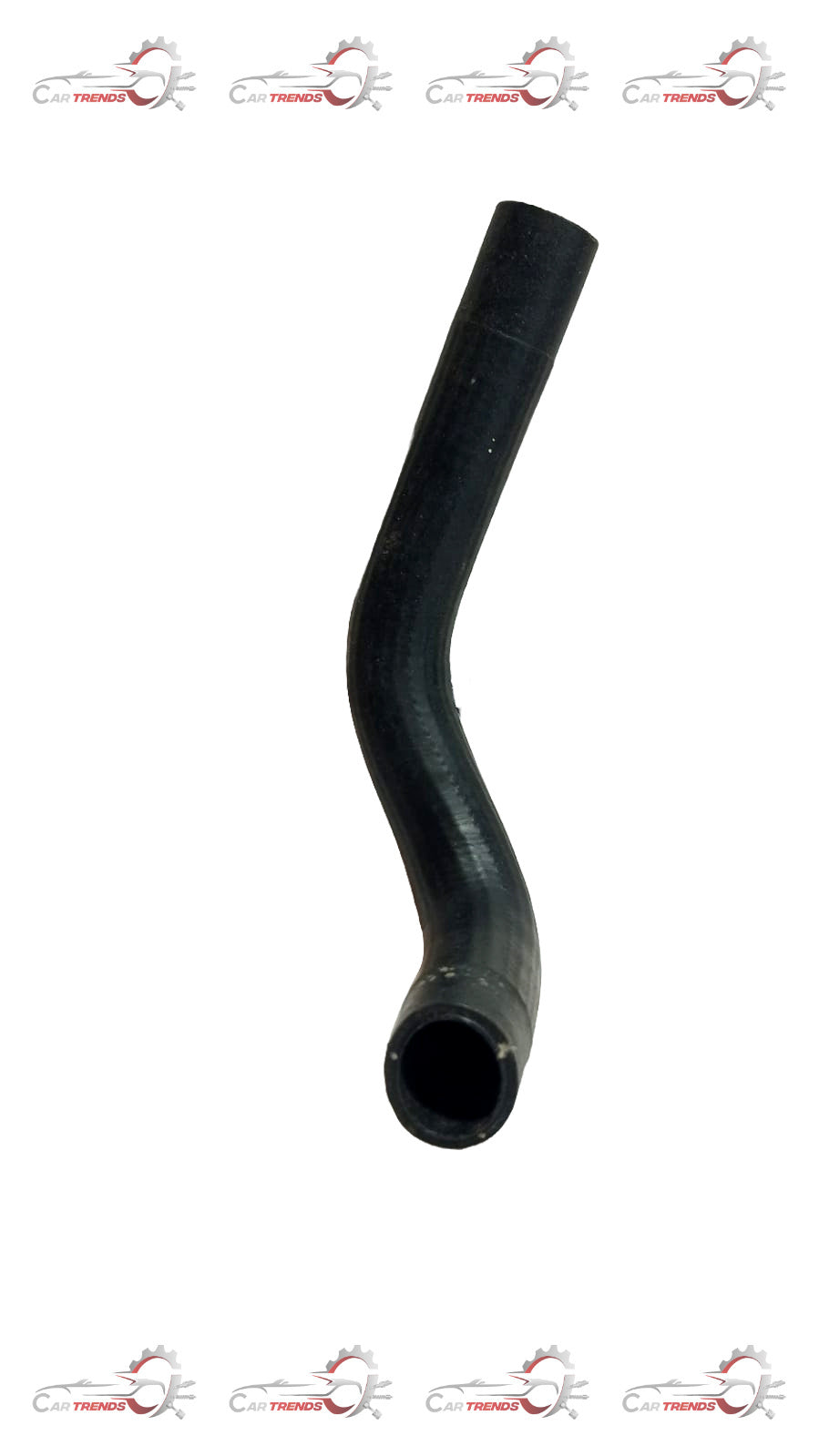 Maruti Suzuki radiator inlet hose part 17852M79F01, close-up view showing black rubber hose with metal fittings.